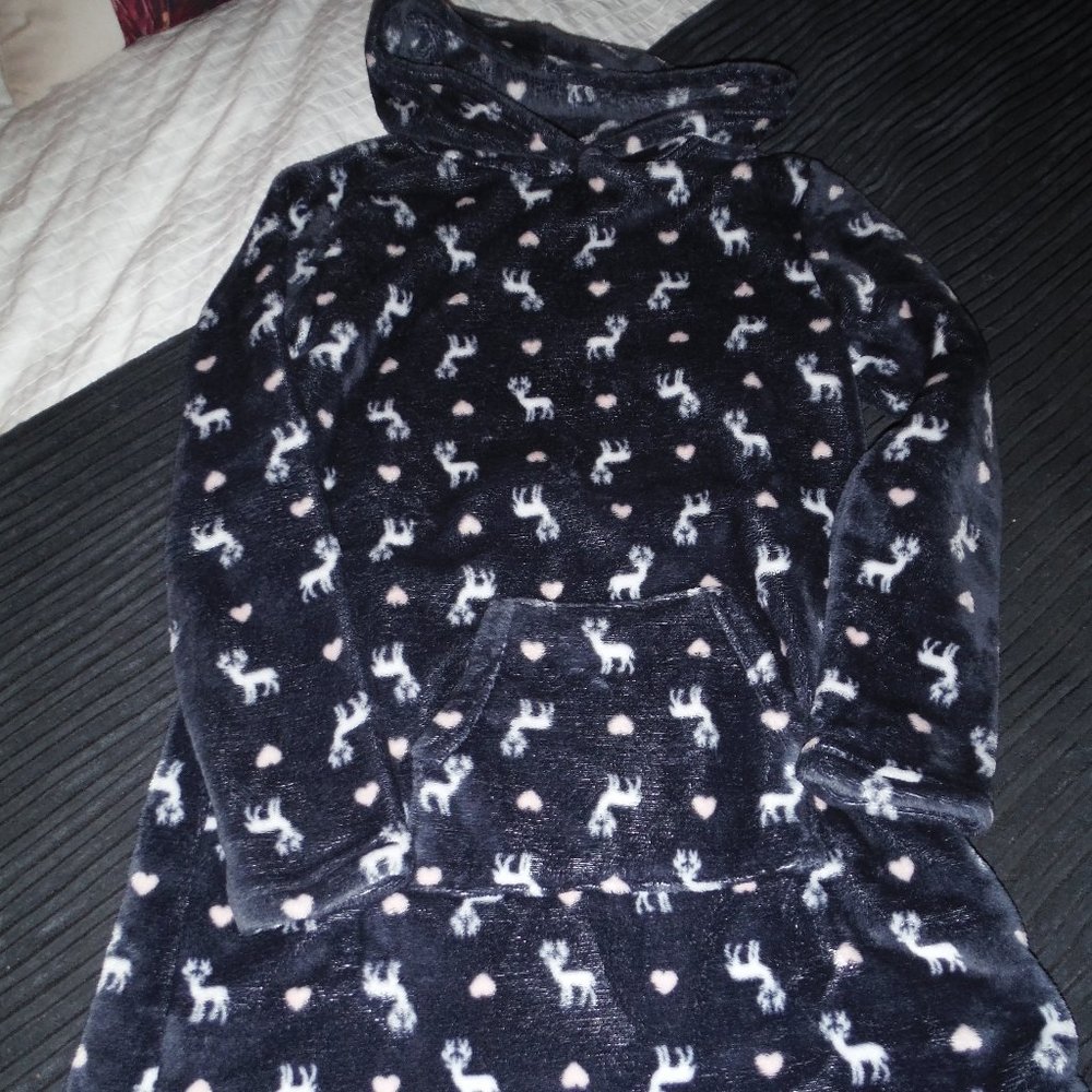 ✅3/40$ Plush nighshirt with hood